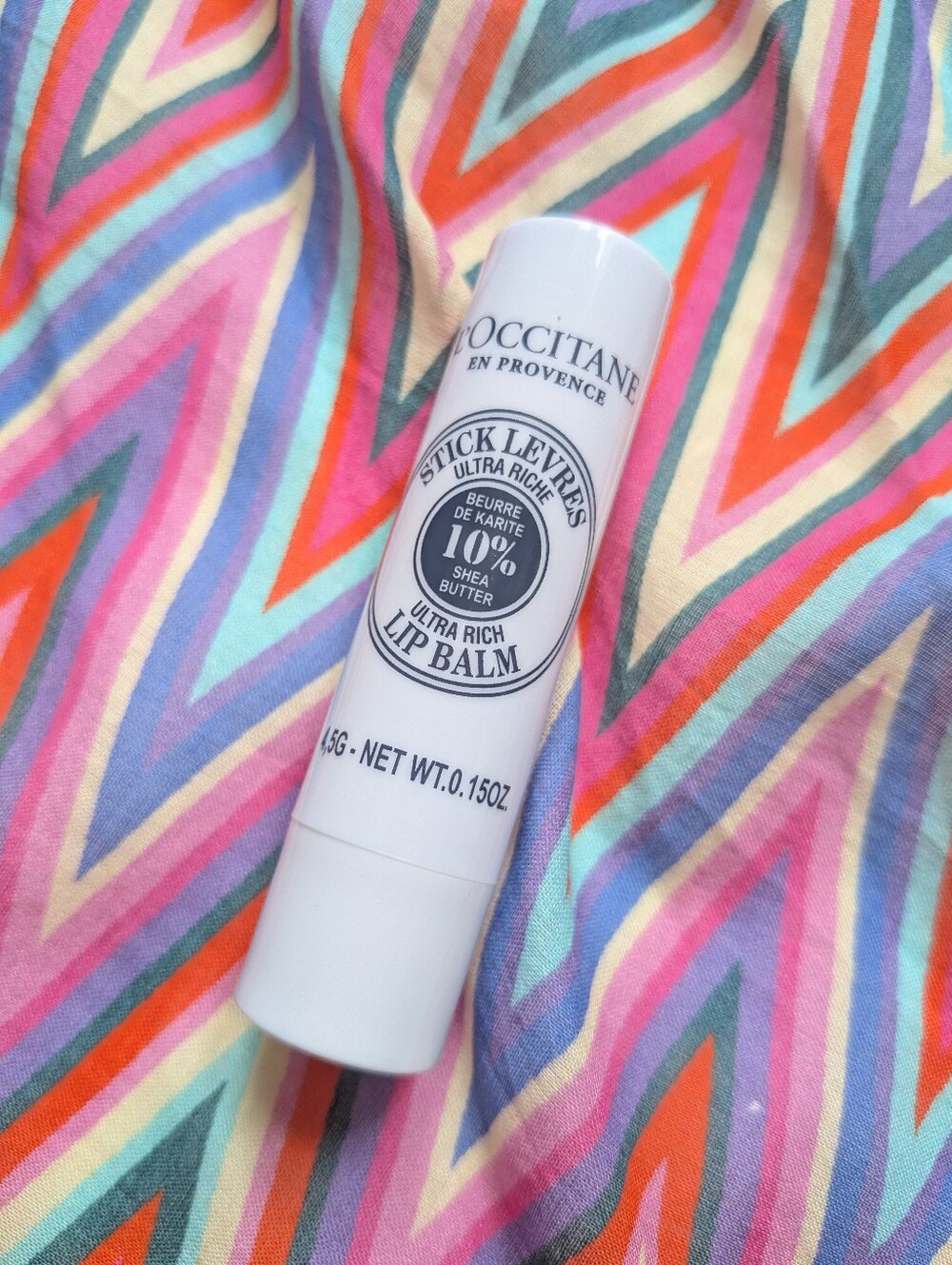 L'Occitane Ultra Rich Lip Balm with 10% Shea Butter NEW